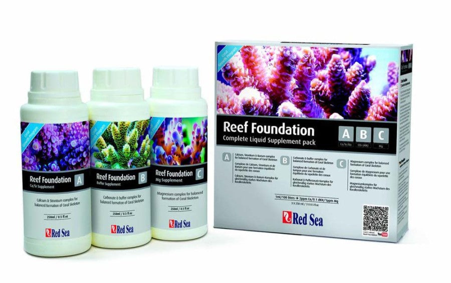 Red Sea Reef Foundation ABC 3 Pack 250 Ml – Nature Aquariums USA