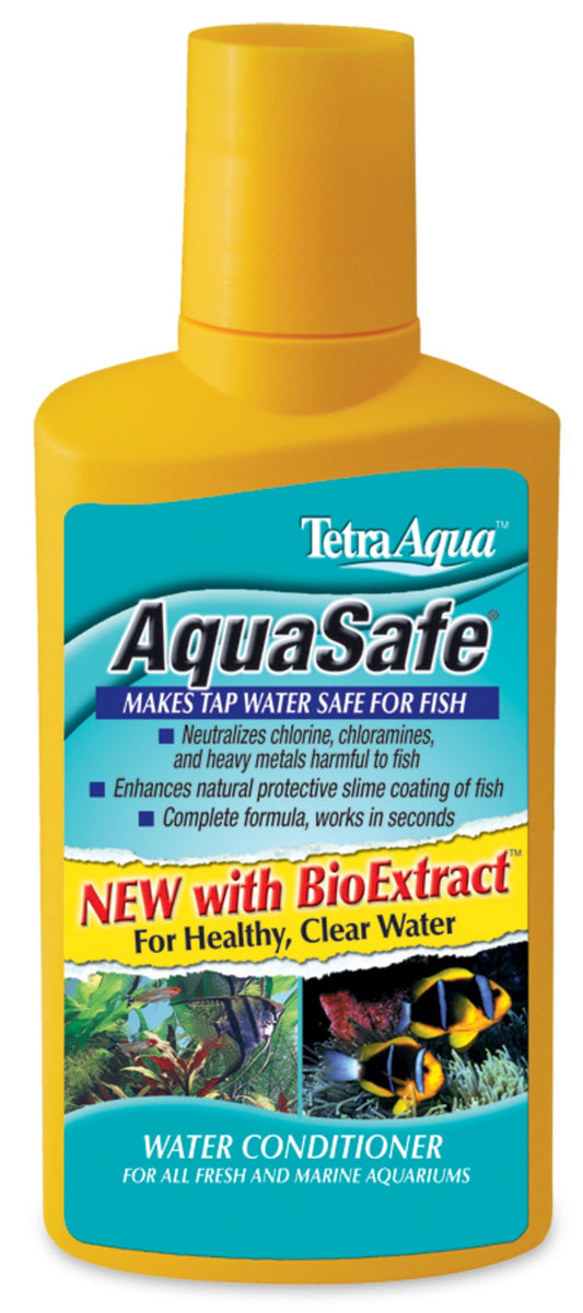 Tetra AquaSafe Plus, 8.45 Ounces, aquarium Water Conditioner And  Dechlorinator, Model Number: 46798162681