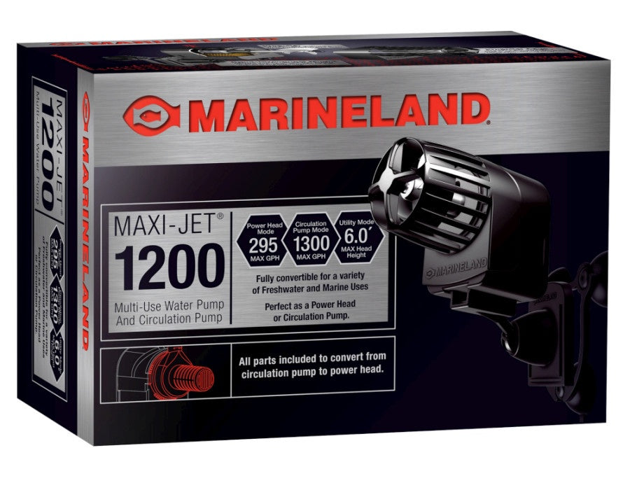 Marineland MaxiJet 1200 Pro Water and Circulation Pump 1ea/295 1300 Nature Aquariums USA