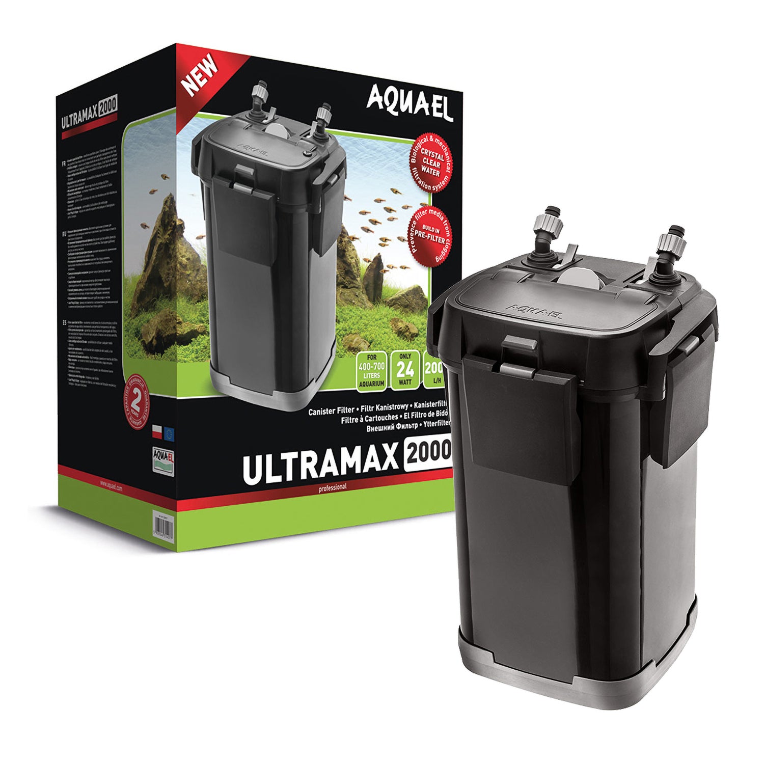 AQUAEL Ultramax Canister Filter | High-Performance Aquarium Filtration ...