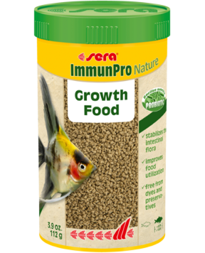 Sera ImmunPro Mini Nature 100 ml (48 g) - Alimento probiótico para el Crecimiento de Peces Ornamentales de hasta 4 cm Sera ImmunPro Mini Nature 100 ml (48 g) - Alimento probiótico para el Crecimiento de Peces Ornamentales de hasta 4 cm