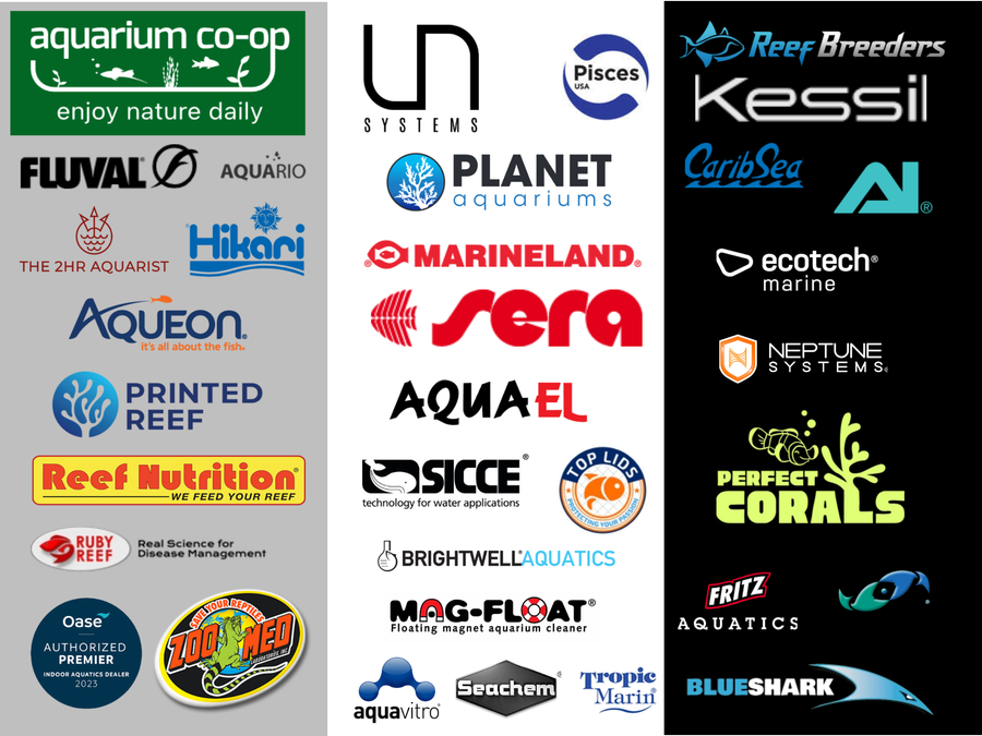 Aquarium lighting, filtration, substrates, hardscape, water care and food