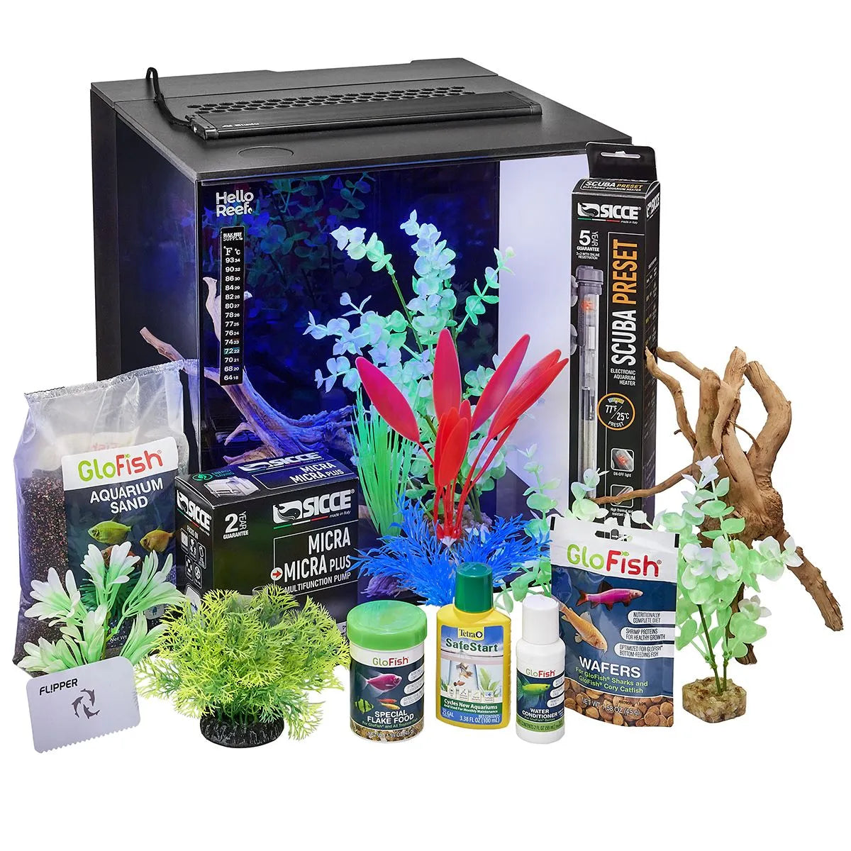 dfo fish accessories vs great glory HelloReef Aquarium Stand, 15-gal, Black