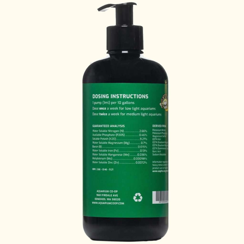 all in one plant fertilizer Aquarium Co-Op Easy Green All-in-One Fertilizer 500ml