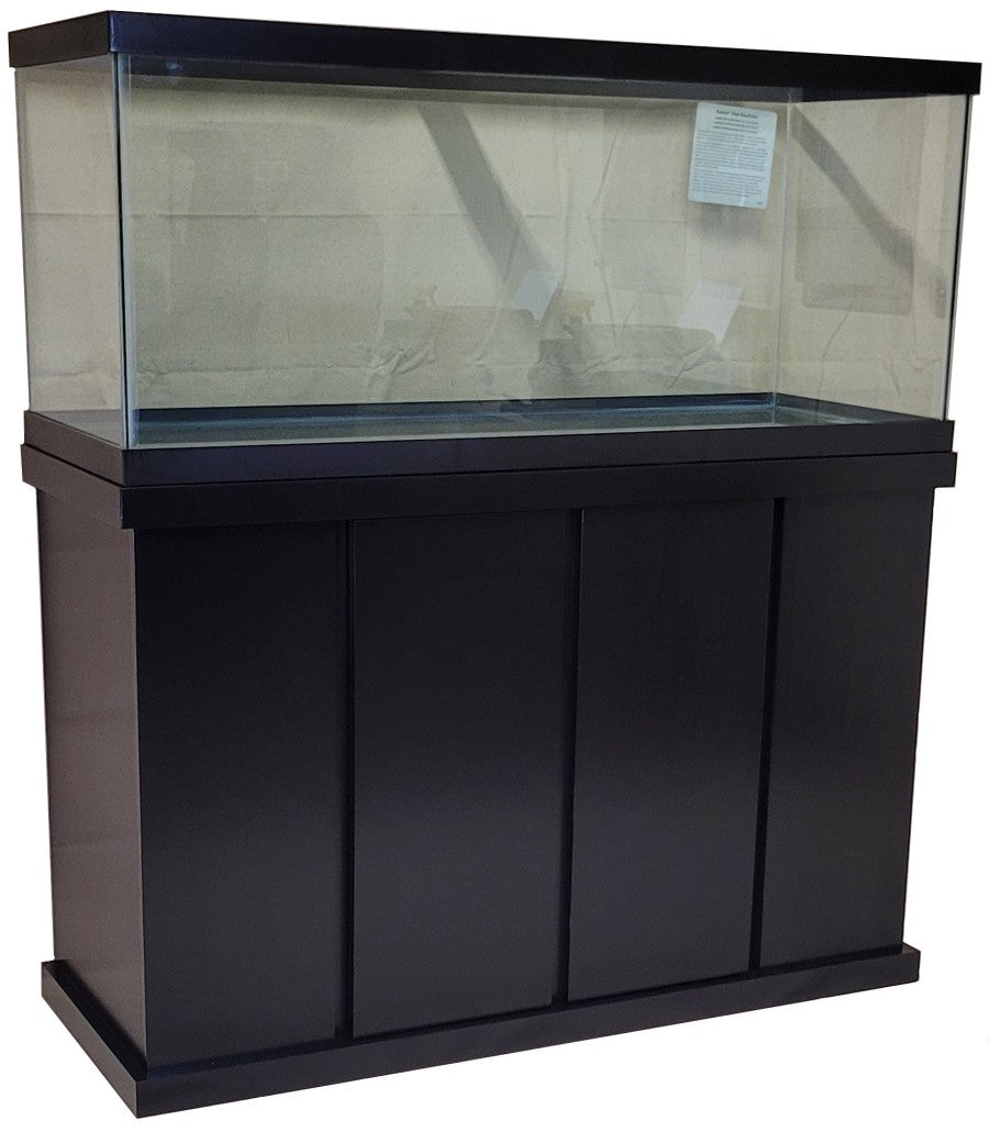 Display Your Aquarium In Style: Abaseen Tropical Fish Tank Stand Cabinet - Black/White, 75cm Tall, For Rectangular Tanks