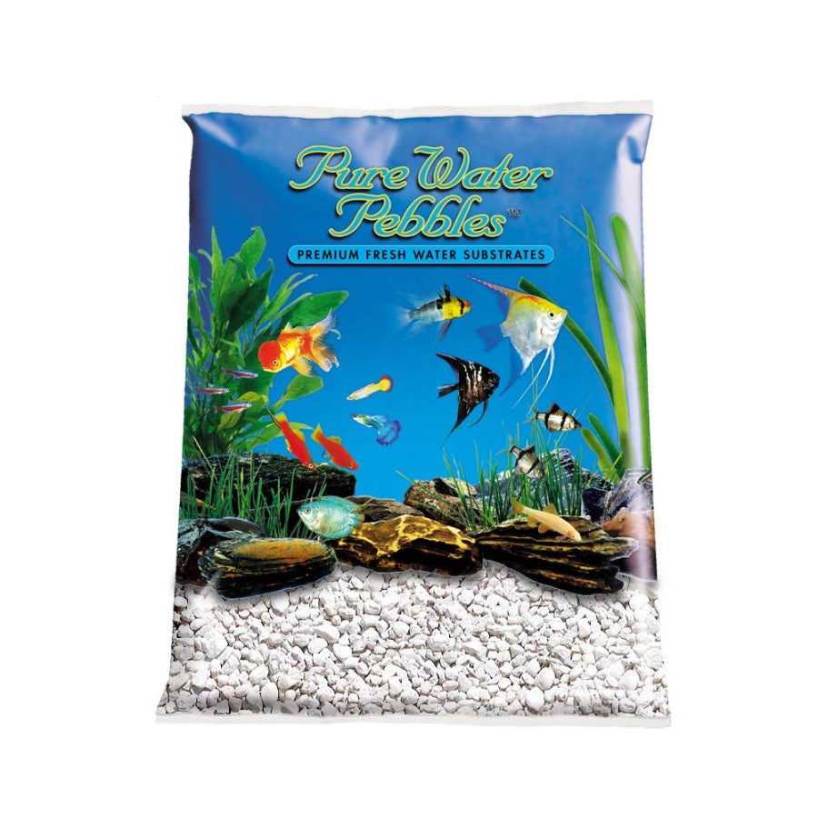 Gallery Detail: Fresh Water Coated Aquarium Gravel Snow White 6Ea 5 Lb